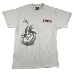 Vintage Harley Davidson T Shirt Mens Size Large 90s Park Loud Biker Made In USA